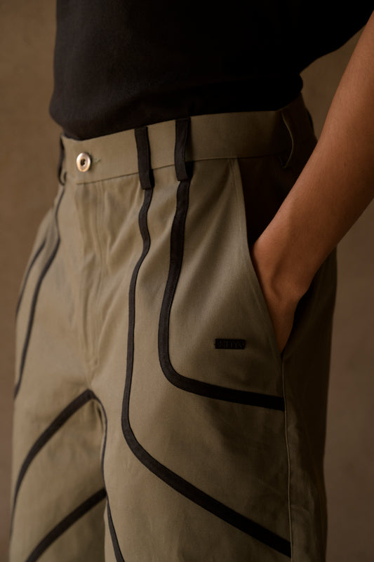 SEAMFLOW SHORTS - DUSTY OLIVE