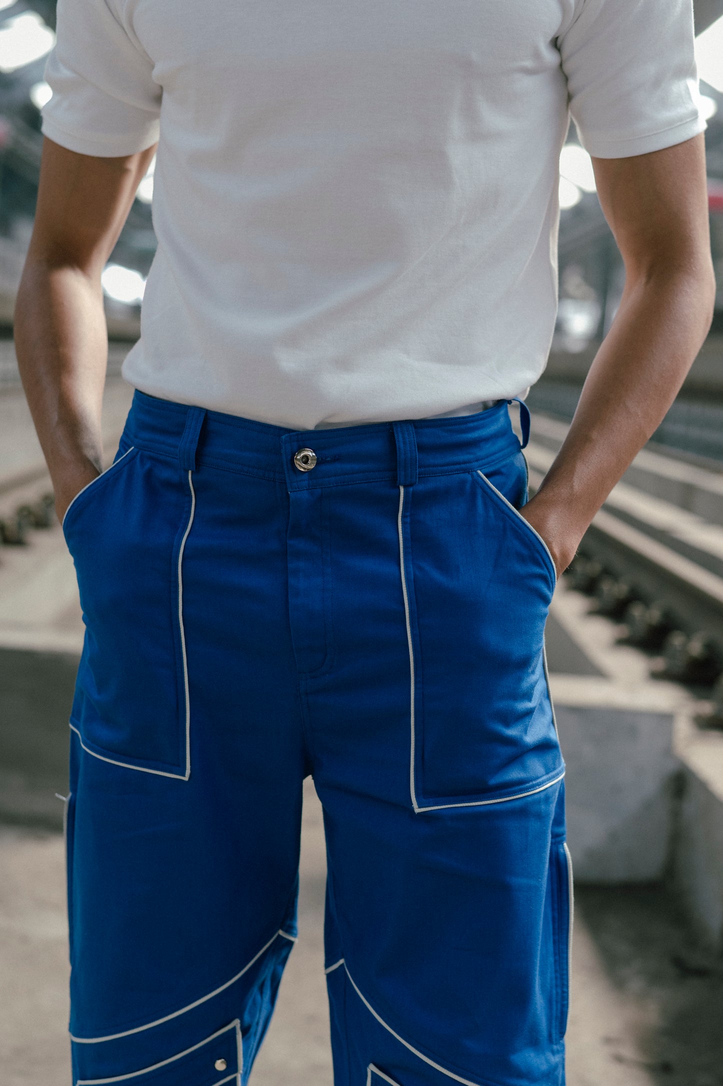 PARALLAX SPLICED TROUSERS