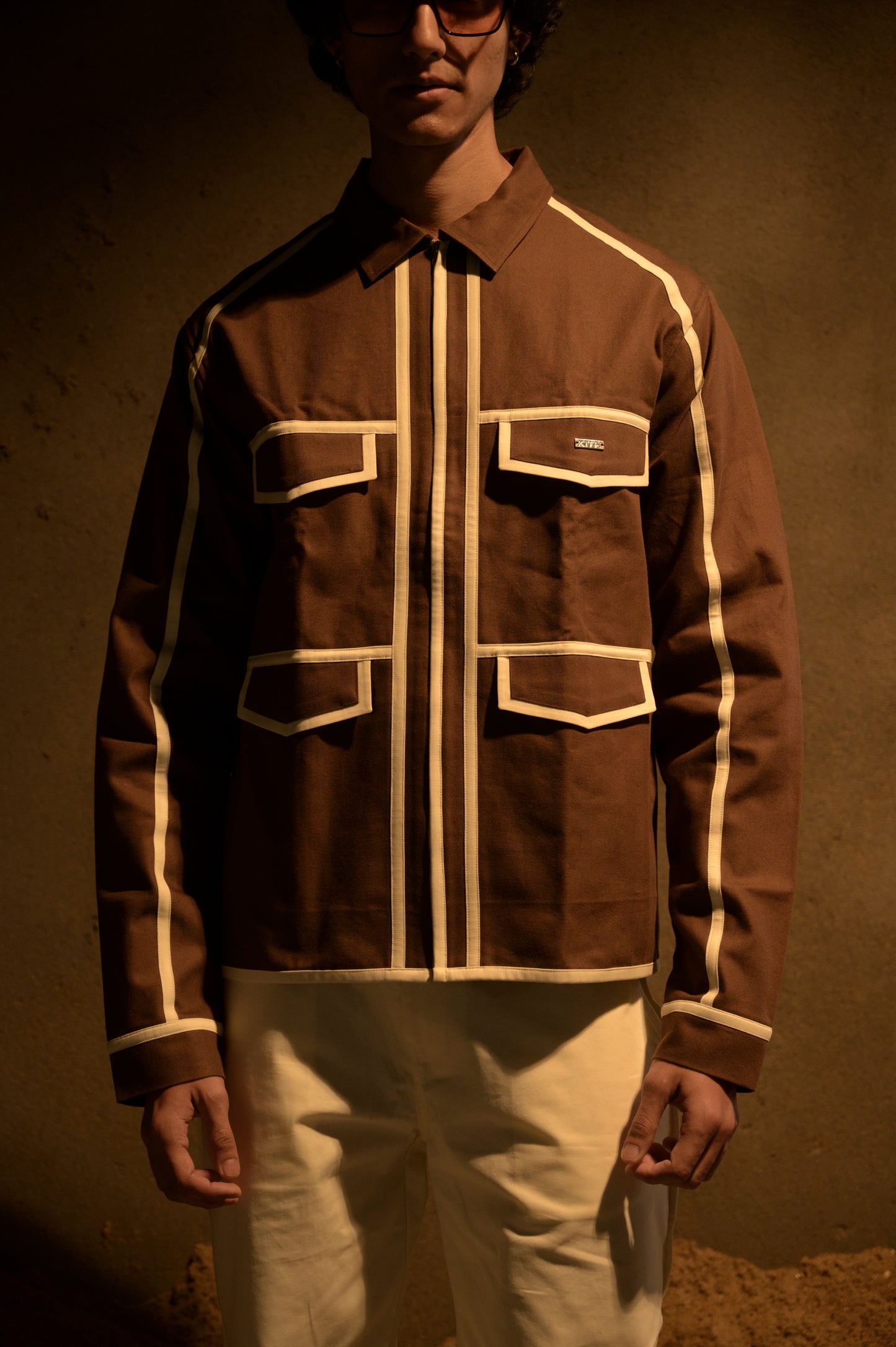 QUADRA JACKET - BROWN