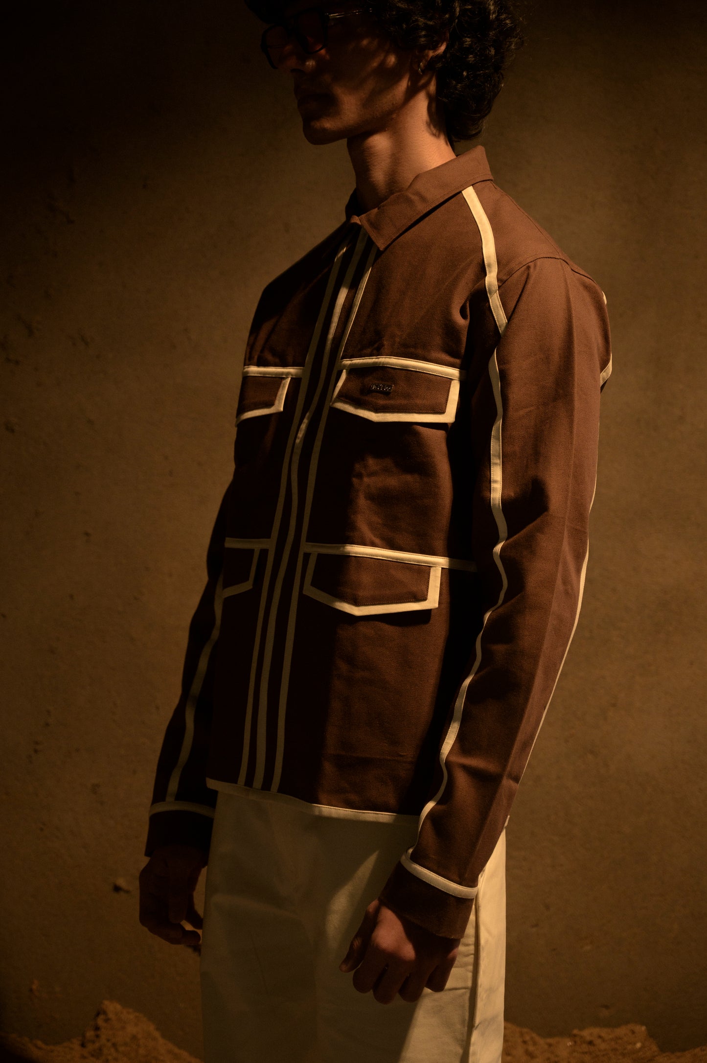 QUADRA JACKET - BROWN