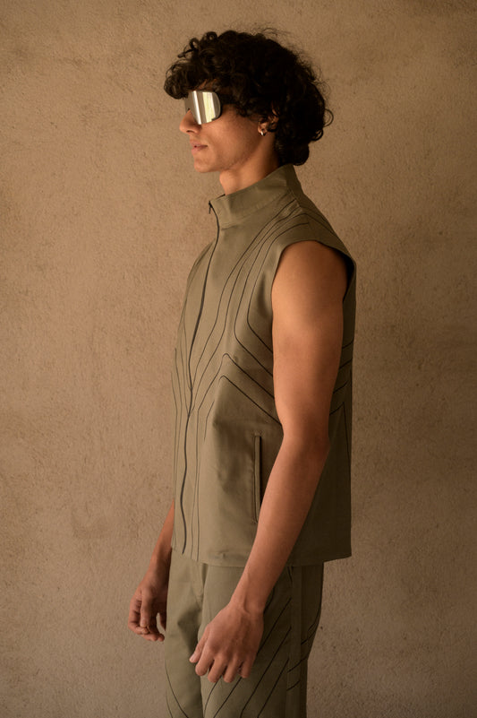 MATRIX TECHNICAL VEST - DUSTY OLIVE