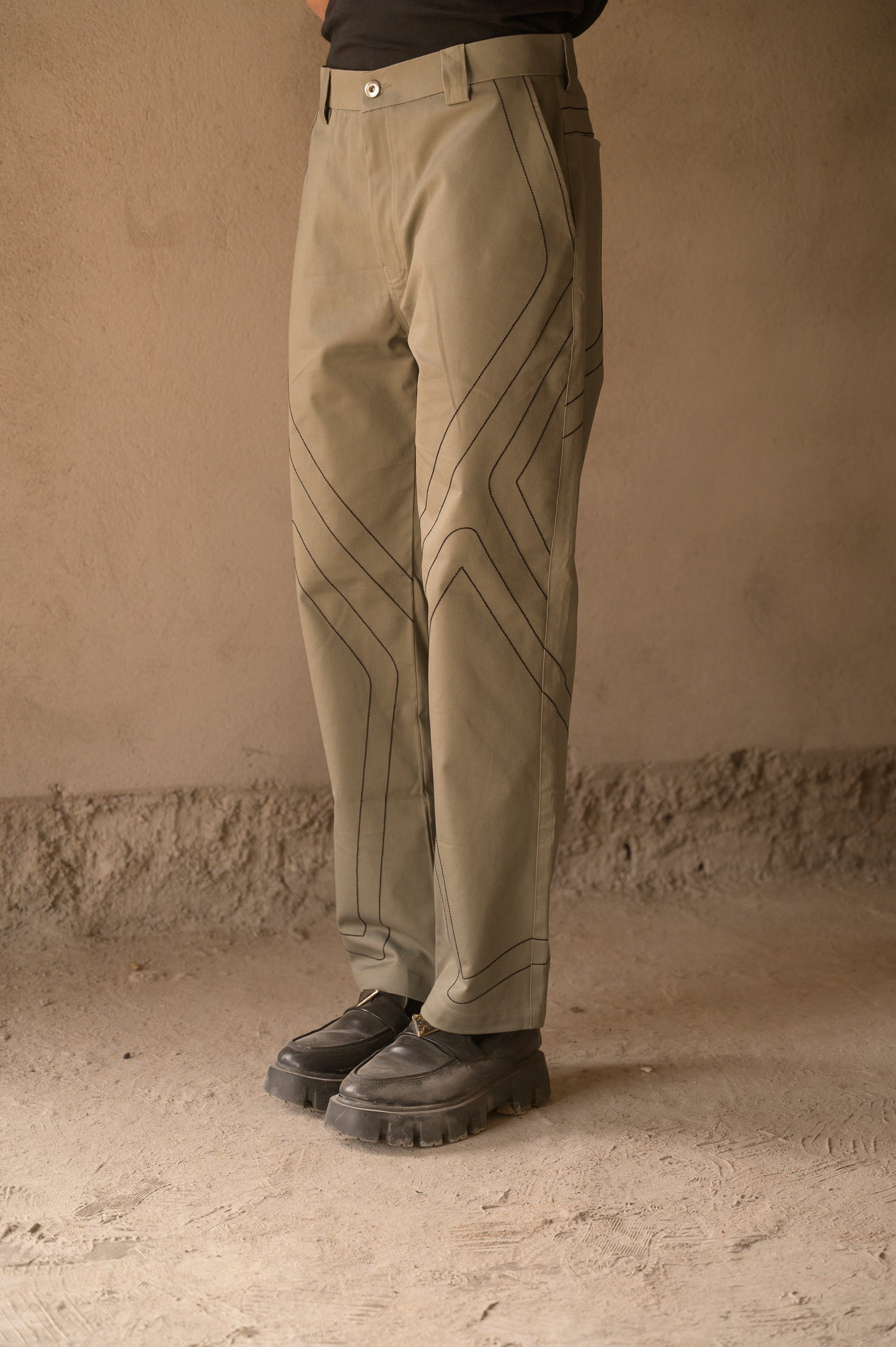 KINETIC TECHNICAL TROUSERS - DUSTY OLIVE
