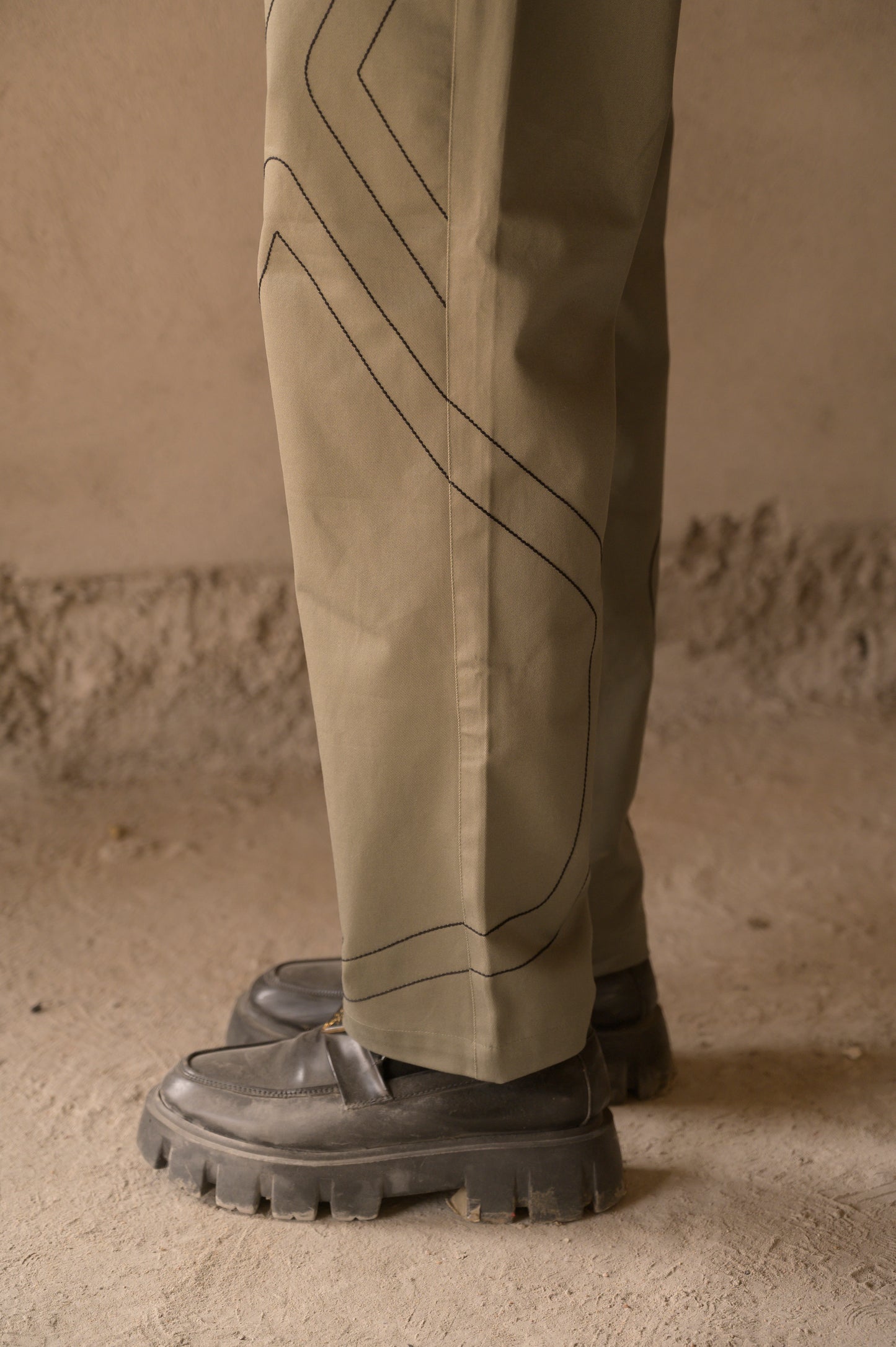 KINETIC TECHNICAL TROUSERS - DUSTY OLIVE
