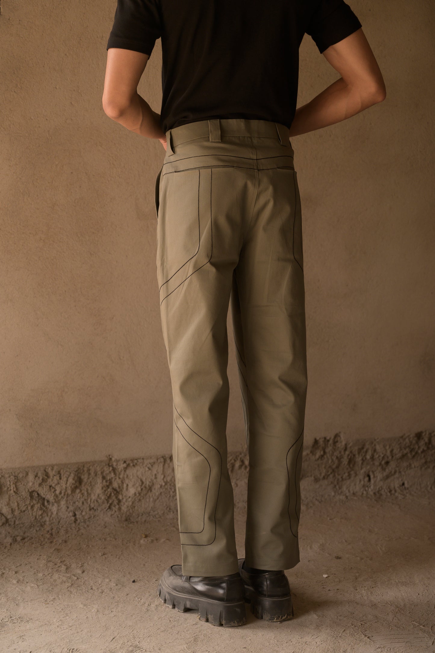 KINETIC TECHNICAL TROUSERS - DUSTY OLIVE